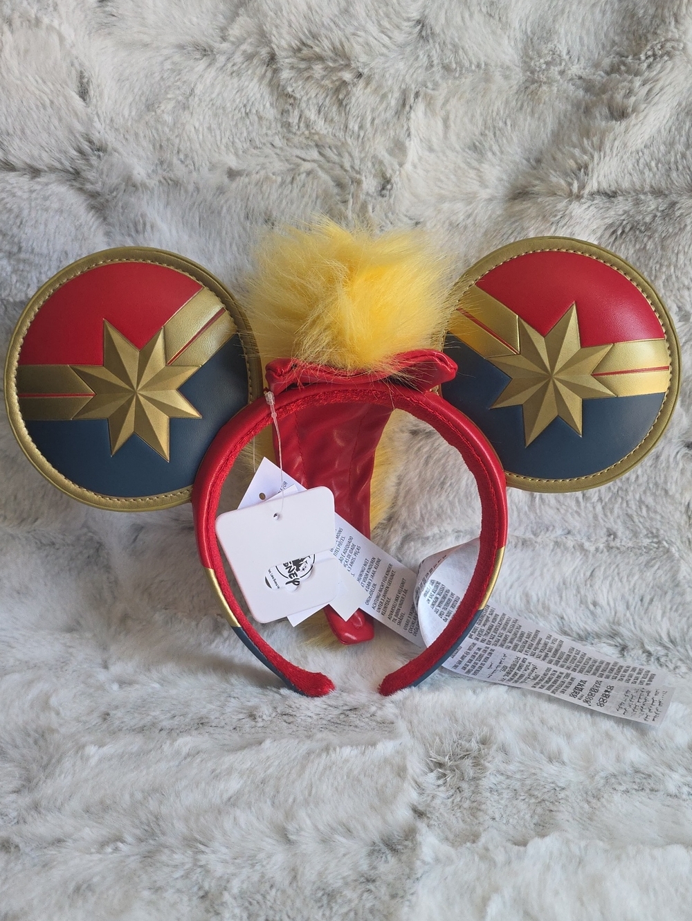 Disney Ears Headband - Marvel's Captain with Hair
